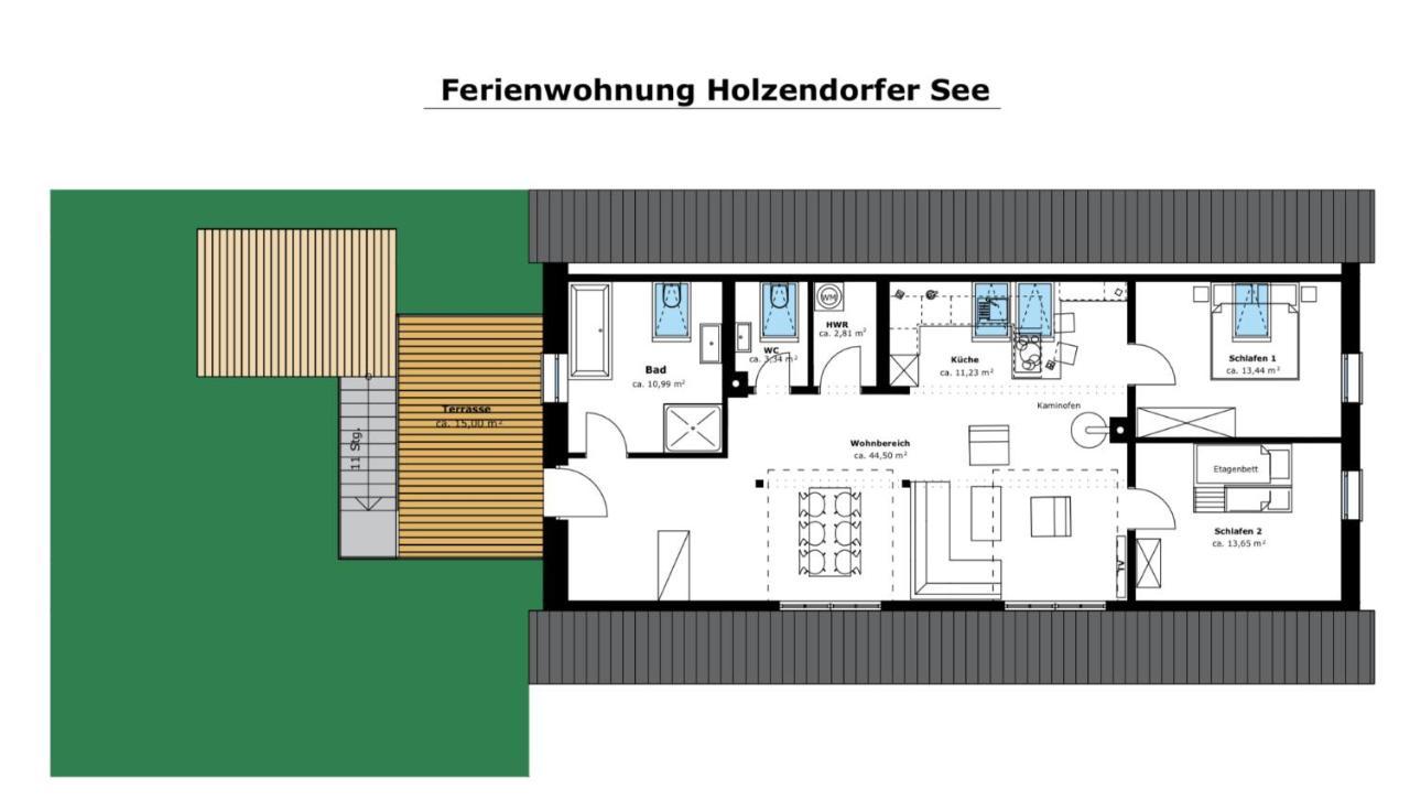 Ferienwohnung Holzendorfer See Holzendorf  Экстерьер фото